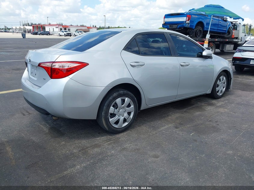 2018 Toyota Corolla VIN 5YFBURHE1JP742416 IAAI salvage auction — FRONT END, Rebuildable (Florida), sold $3,300 on 2026-07-23 (photo 4)