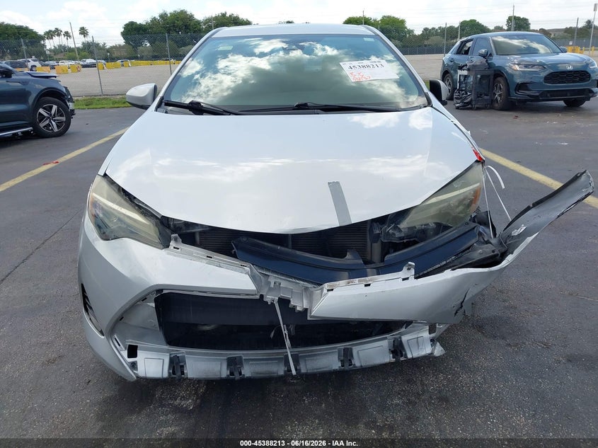 2018 Toyota Corolla VIN 5YFBURHE1JP742416 IAAI salvage auction — FRONT END, Rebuildable (Florida), sold $3,300 on 2026-07-23 (photo 6)