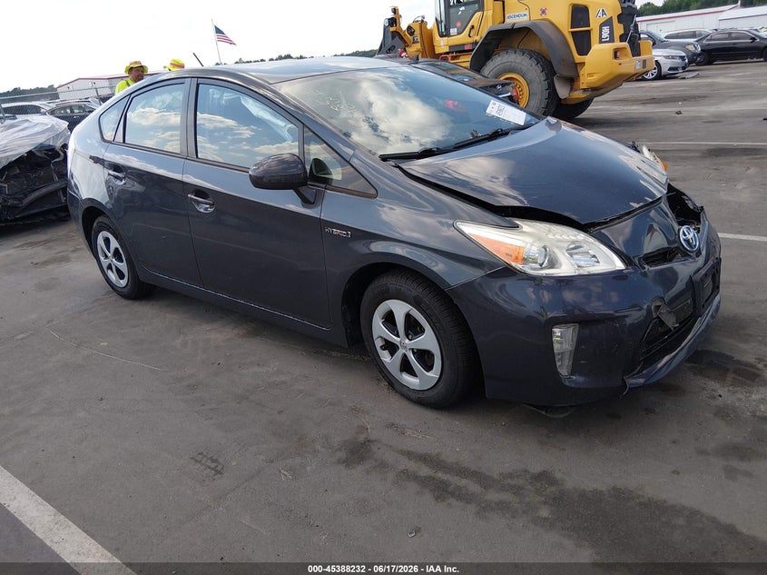 2014 Toyota Prius VIN JTDKN3DU1E0376061 IAAI salvage auction — FRONT END, Salvage (North Carolina), sold $1,000 on 2026-07-22 (photo 1)