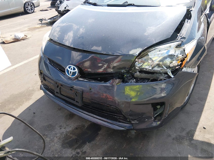 2014 Toyota Prius VIN JTDKN3DU1E0376061 IAAI salvage auction — FRONT END, Salvage (North Carolina), sold $1,000 on 2026-07-22 (photo 6)