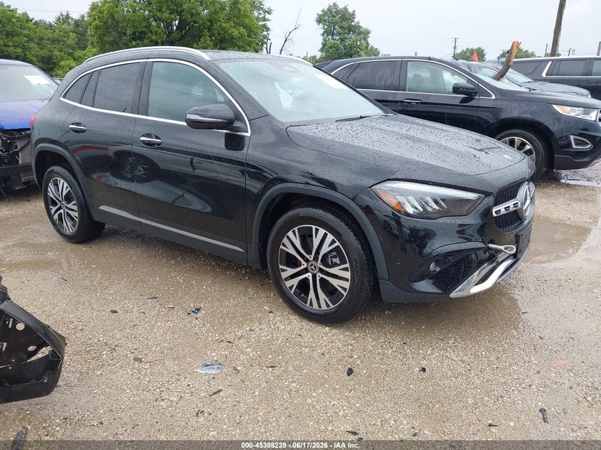 2025 Mercedes-benz Gla-klasse VIN W1N4N4HB8SJ735623 IAAI salvage auction — LEFT FRONT, Salvage Title, sold $19,600 on 2026-08-12 (photo 1)