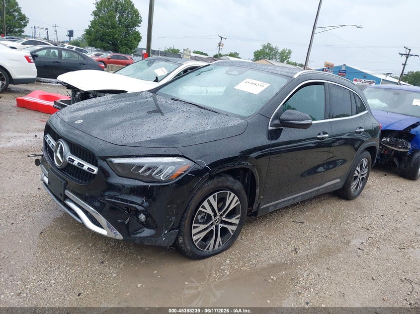 2025 Mercedes-benz Gla-klasse VIN W1N4N4HB8SJ735623 IAAI salvage auction — LEFT FRONT, Salvage Title, sold $19,600 on 2026-08-12 (photo 2)
