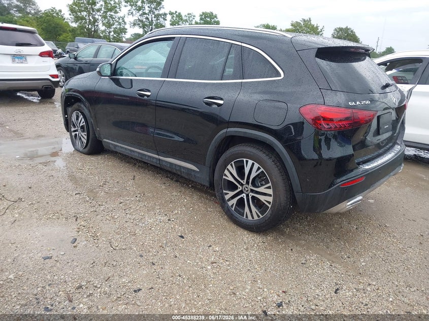2025 Mercedes-benz Gla-klasse VIN W1N4N4HB8SJ735623 IAAI salvage auction — LEFT FRONT, Salvage Title, sold $19,600 on 2026-08-12 (photo 3)