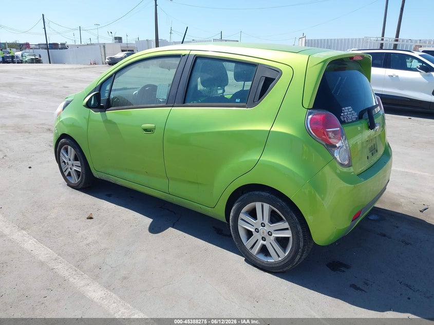 2015 Chevrolet Spark VIN KL8CA6S90FC757540 IAAI salvage auction — FRONT & REAR, Clear - Dealer Only (California), sold $1,450 on 2026-07-08 (photo 3)