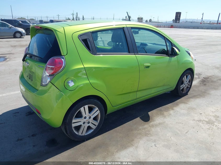 2015 Chevrolet Spark VIN KL8CA6S90FC757540 IAAI salvage auction — FRONT & REAR, Clear - Dealer Only (California), sold $1,450 on 2026-07-08 (photo 4)
