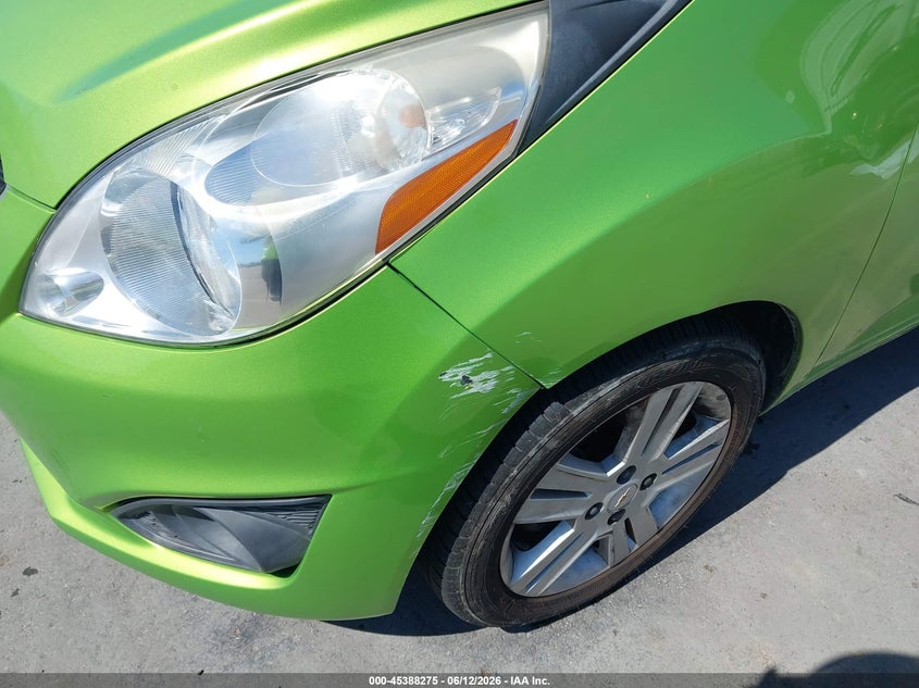 2015 Chevrolet Spark VIN KL8CA6S90FC757540 IAAI salvage auction — FRONT & REAR, Clear - Dealer Only (California), sold $1,450 on 2026-07-08 (photo 6)
