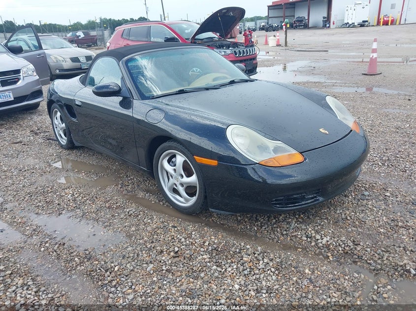 2000 Porsche Boxster VIN WP0CA2981YU624196 IAAI salvage auction — WATER/FLOOD, Salvage (Alabama), sold $0 on 2026-10-04 (photo 1)