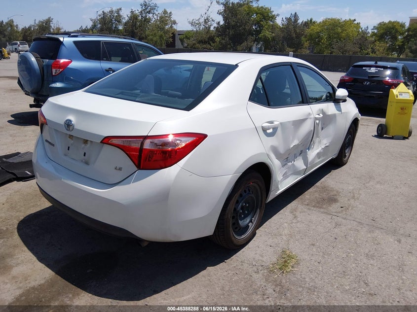2018 Toyota Corolla VIN 5YFBURHE0JP800662 IAAI salvage auction — RIGHT SIDE, Salvage (California), sold $4,900 on 2026-07-06 (photo 4)
