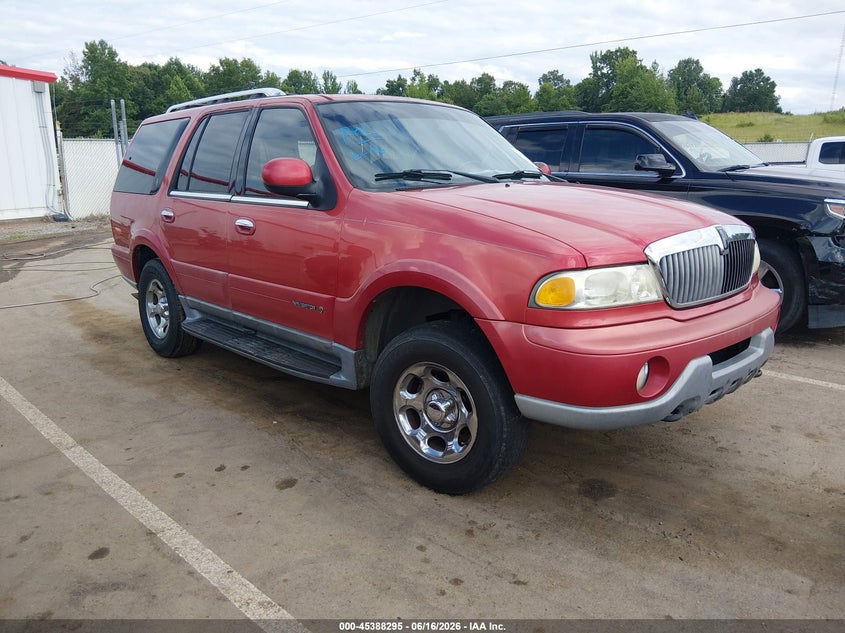 2002 Lincoln Navigator VIN 5LMFU28R62LJ11224 IAAI salvage auction — REAR END, Salvage (Mississippi), sold $500 on 2026-07-09 (photo 1)