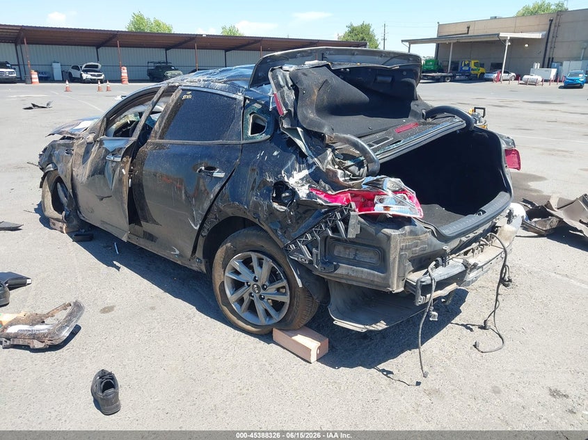 2019 Kia Optima VIN 5XXGT4L30KG324859 IAAI salvage auction — ROLLOVER, Salvage Title, sold $225 on 2026-07-22 (photo 3)