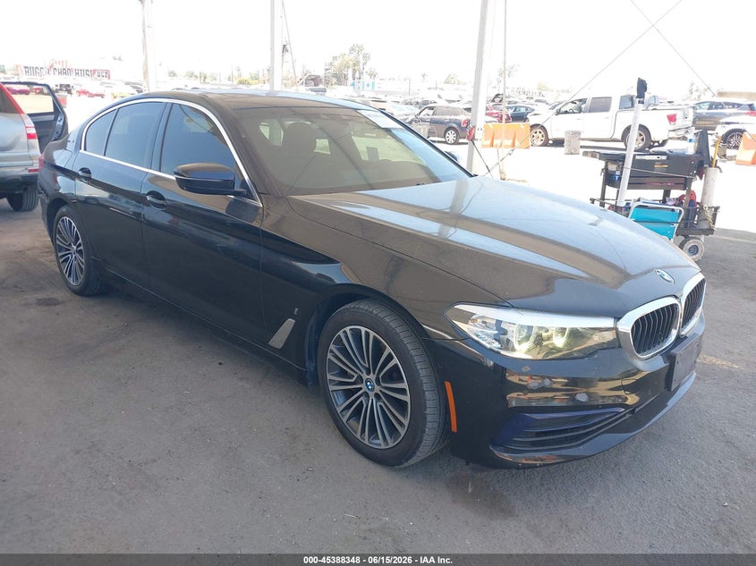 2019 BMW 5er VIN WBAJA9C55KB254868 IAAI salvage auction — REAR END, Salvage Title, sold $6,800 on 2026-08-01 (photo 1)