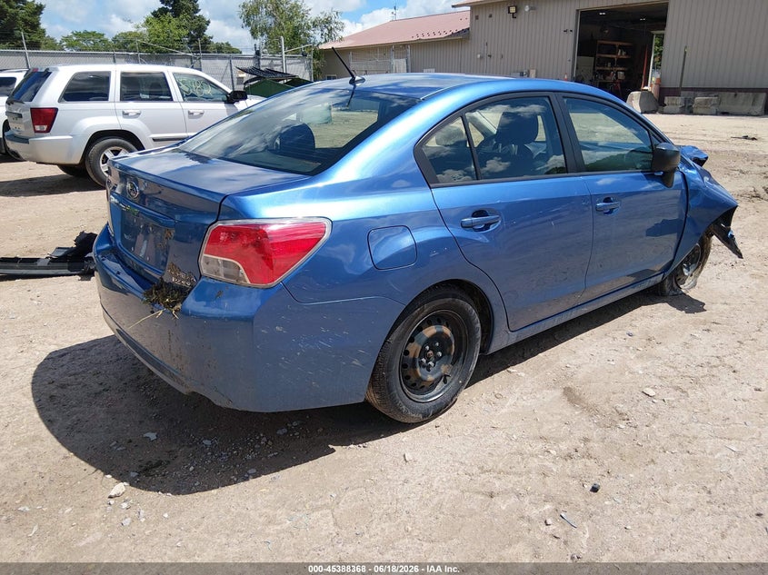 2014 Subaru Impreza VIN JF1GJAA63EH022321 IAAI salvage auction — FRONT END, Clear (Wisconsin), sold $25 on 2026-07-22 (photo 4)