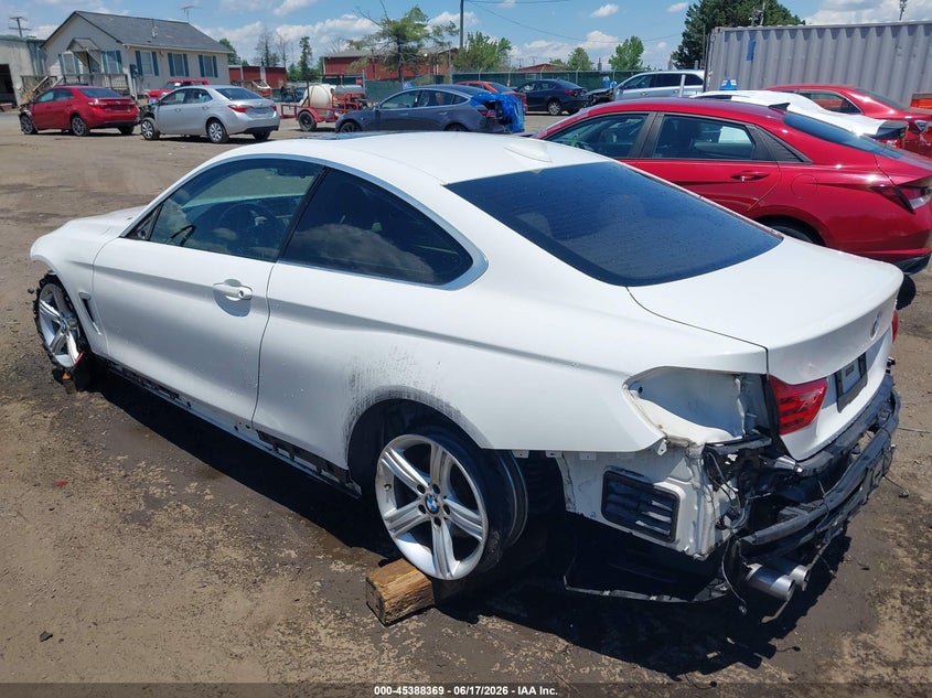 2015 BMW 4er VIN WBA3N3C59FK232002 IAAI salvage auction — FRONT & REAR, Clear (Virginia), sold $3,050 on 2026-07-06 (photo 3)