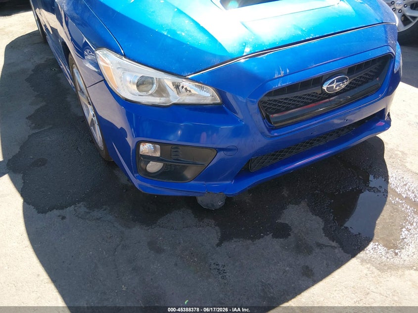 2015 Subaru Wrx VIN JF1VA1D68F8834377 IAAI salvage auction — FRONT END, Salvage Title, sold $5,050 on 2026-07-30 (photo 6)