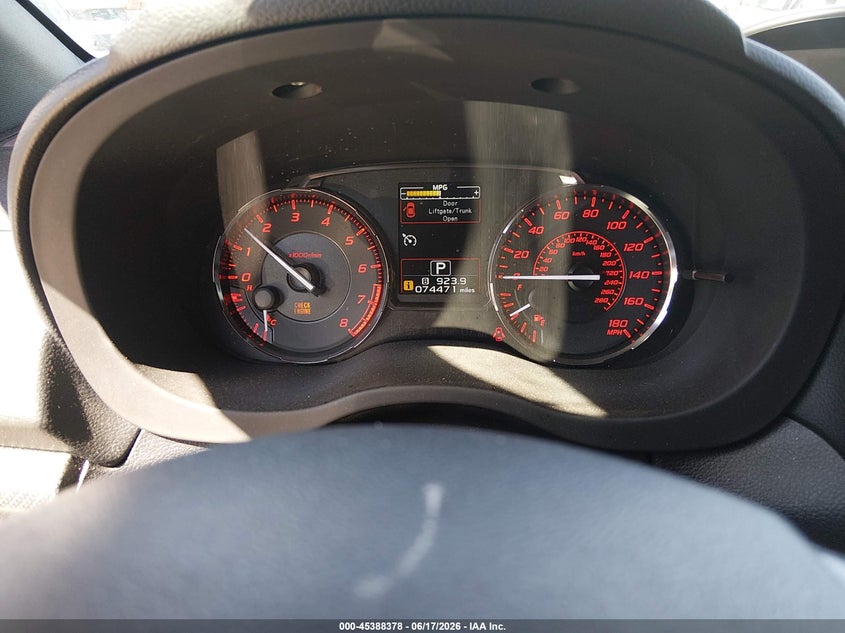 2015 Subaru Wrx VIN JF1VA1D68F8834377 IAAI salvage auction — FRONT END, Salvage Title, sold $5,050 on 2026-07-30 (photo 7)