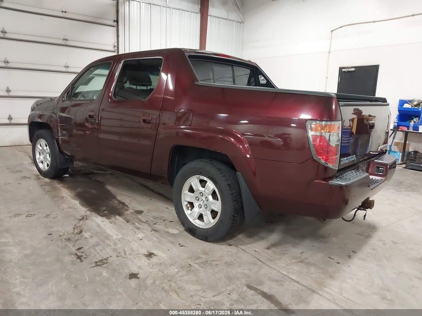2008 Honda Ridgeline VIN 2HJYK16598H512008 IAAI salvage auction — RIGHT FRONT, Salvage (Iowa), sold $1,450 on 2026-07-09 (photo 3)