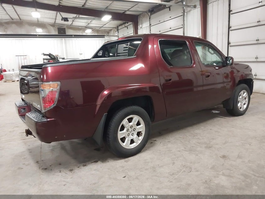 2008 Honda Ridgeline VIN 2HJYK16598H512008 IAAI salvage auction — RIGHT FRONT, Salvage (Iowa), sold $1,450 on 2026-07-09 (photo 4)