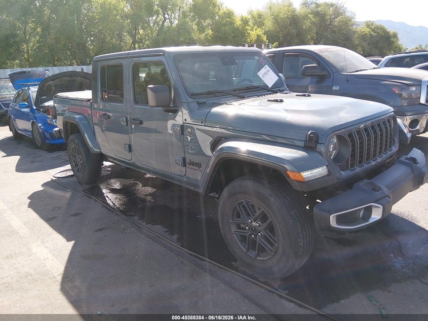 2024 Jeep Gladiator VIN 1C6HJTAG4RL112039 IAAI salvage auction — SIDE, Salvage (Utah), sold $16,100 on 2026-07-30 (photo 1)