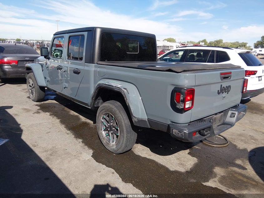 2024 Jeep Gladiator VIN 1C6HJTAG4RL112039 IAAI salvage auction — SIDE, Salvage (Utah), sold $16,100 on 2026-07-30 (photo 3)
