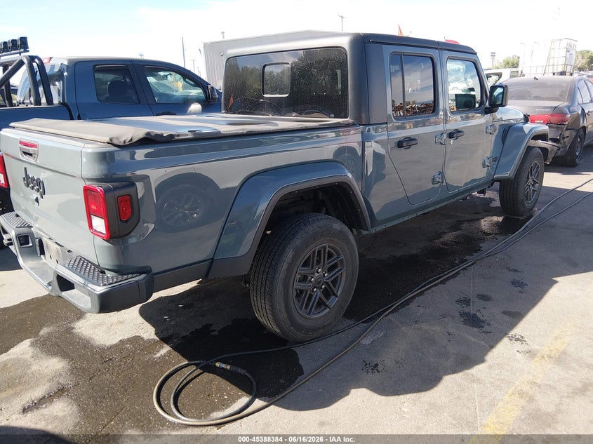2024 Jeep Gladiator VIN 1C6HJTAG4RL112039 IAAI salvage auction — SIDE, Salvage (Utah), sold $16,100 on 2026-07-30 (photo 4)