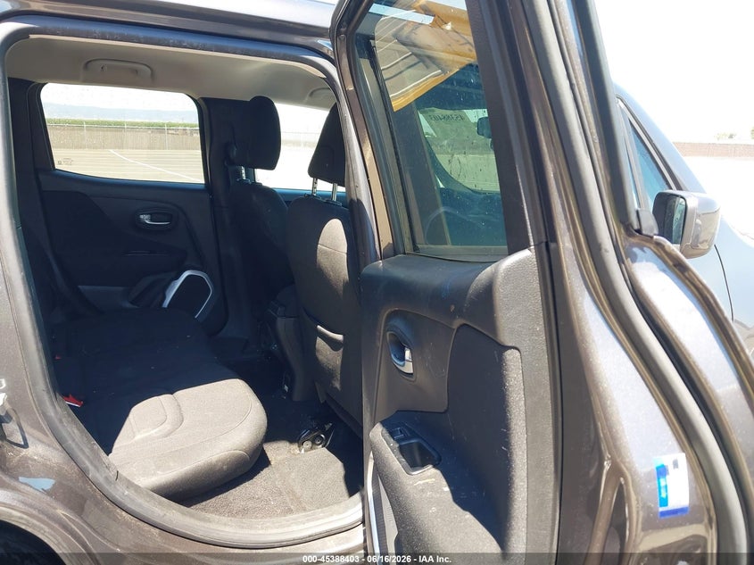 2019 Jeep Renegade VIN ZACNJABB9KPK02577 IAAI salvage auction — REAR END, Salvage Title, sold $1,850 on 2026-08-13 (photo 8)