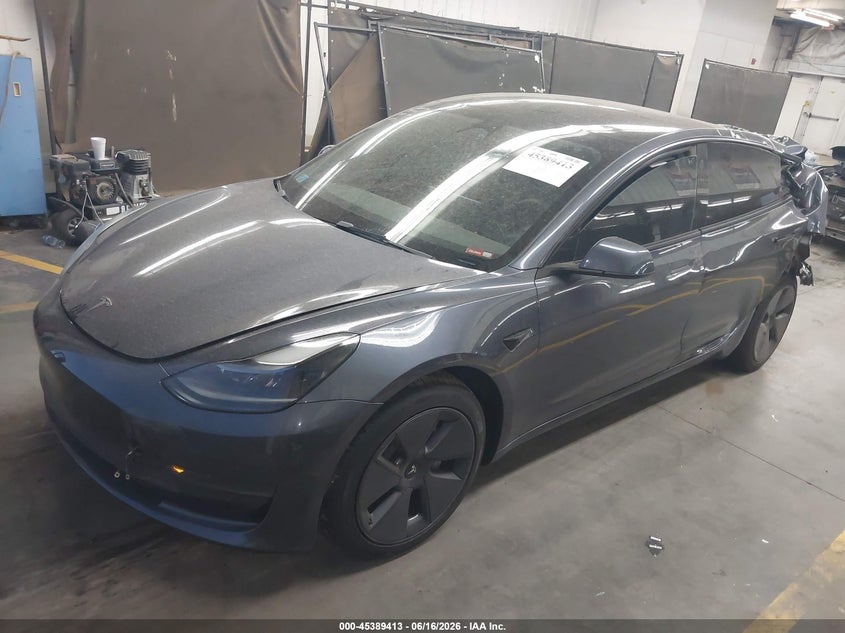 2023 Tesla Model 3 VIN 5YJ3E1EA7PF491054 IAAI salvage auction — REAR END, Salvage (Arizona), sold $4,100 on 2026-07-16 (photo 2)