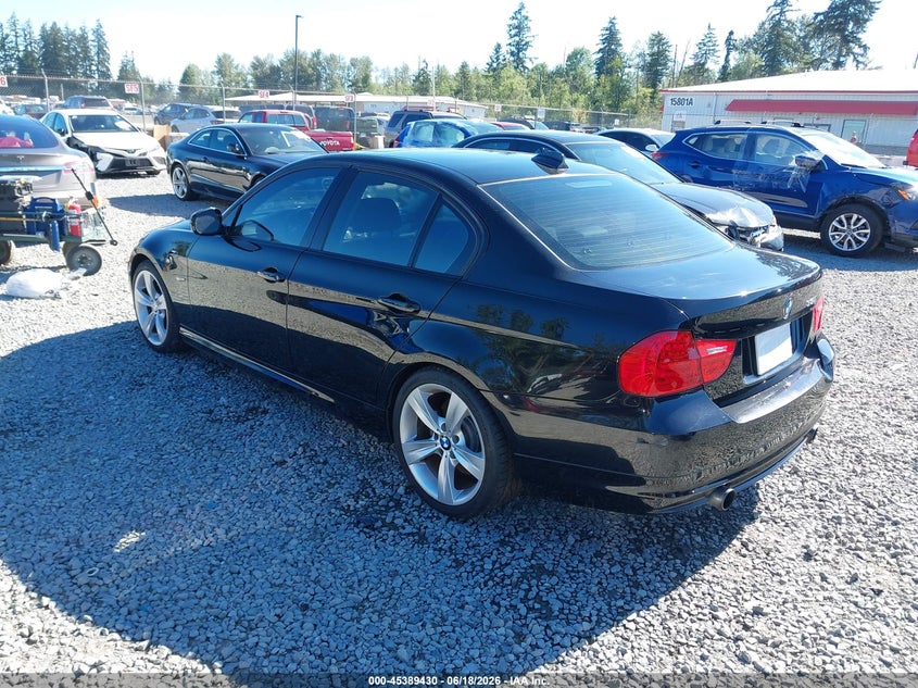 2009 BMW 3 series VIN WBAPM73529E191310 IAAI salvage auction — RIGHT REAR, Bill Of Sale (Washington), sold $700 on 2026-07-30 (photo 3)
