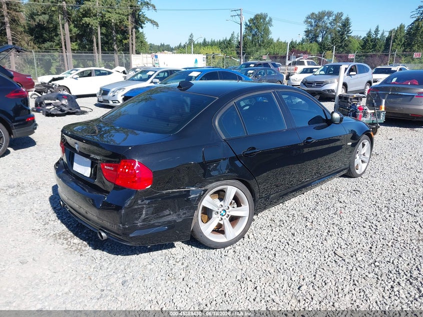 2009 BMW 3 series VIN WBAPM73529E191310 IAAI salvage auction — RIGHT REAR, Bill Of Sale (Washington), sold $700 on 2026-07-30 (photo 4)