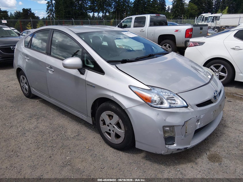 2010 Toyota Prius VIN JTDKN3DU6A0211813 IAAI salvage auction — FRONT END, Bill Of Sale (Washington), sold $850 on 2026-07-15 (photo 1)