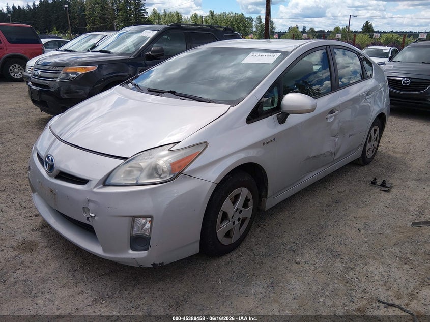 2010 Toyota Prius VIN JTDKN3DU6A0211813 IAAI salvage auction — FRONT END, Bill Of Sale (Washington), sold $850 on 2026-07-15 (photo 2)