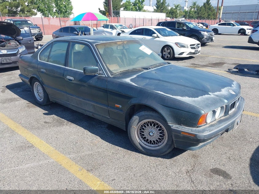1995 BMW 5 series VIN WBAHE2326SGE91200 IAAI salvage auction — NORMAL WEAR, Clear - Dealer Only (California), sold $200 on 2026-07-14 (photo 1)