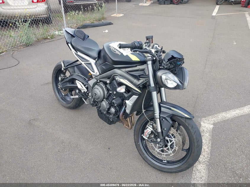 2020 Triumph motorcycle Street VIN SMTA554S6LTAA2921 IAAI salvage auction — SIDE, Salvage (Georgia), sold $1,450 on 2026-07-29 (photo 1)