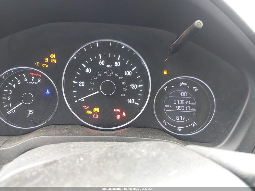 2018 Honda Hr-v VIN 3CZRU5H30JM715604 IAAI salvage auction — BIOHAZARD/CHEMICAL, Salvage Title, sold $5,500 on 2026-07-22 (photo 7)