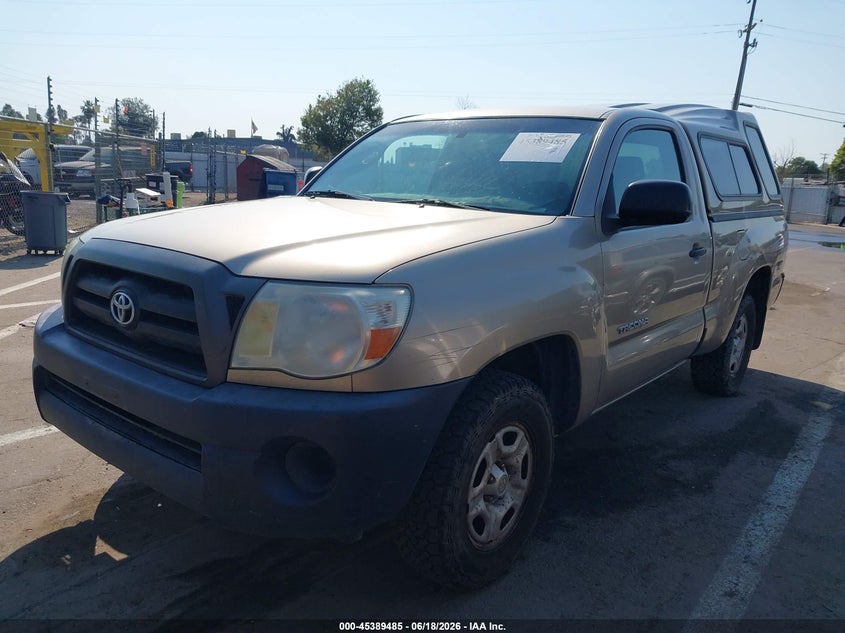 2007 Toyota Tacoma VIN 5TENX22N17Z458419 IAAI salvage auction — NORMAL WEAR, Clear - Dealer Only (California), sold $1,700 on 2026-07-07 (photo 2)