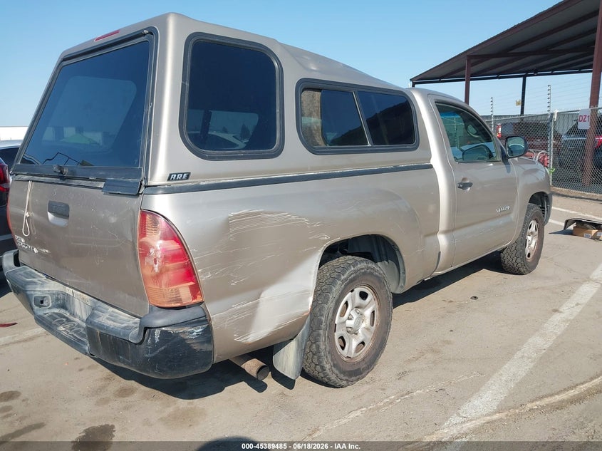 2007 Toyota Tacoma VIN 5TENX22N17Z458419 IAAI salvage auction — NORMAL WEAR, Clear - Dealer Only (California), sold $1,700 on 2026-07-07 (photo 4)