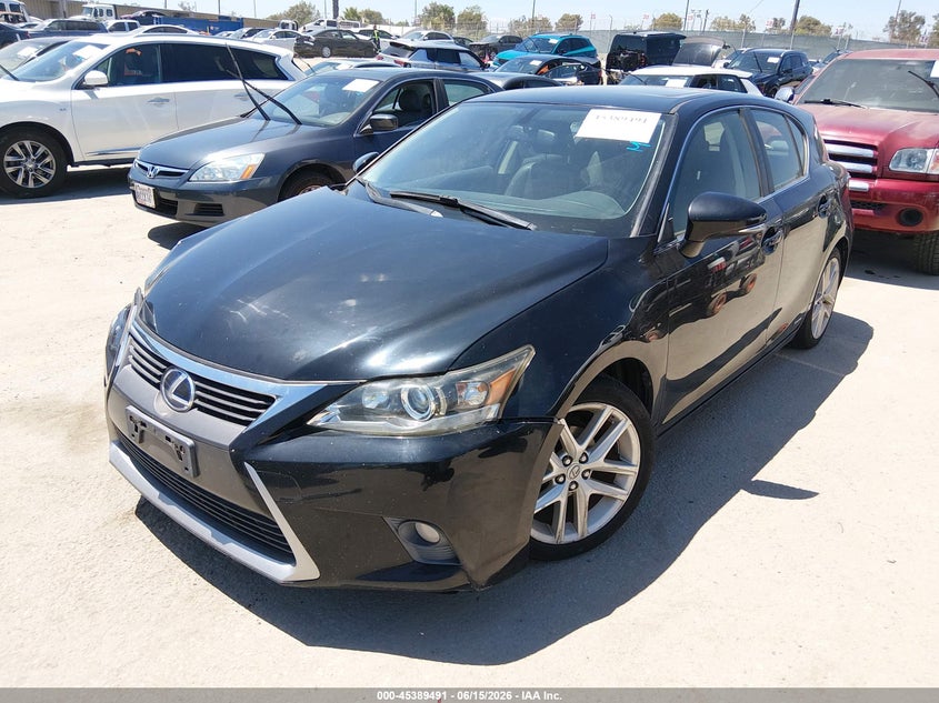 2014 Lexus Ct VIN JTHKD5BH4E2175102 IAAI salvage auction — SIDE, Salvage (California), sold $1,900 on 2026-07-09 (photo 2)