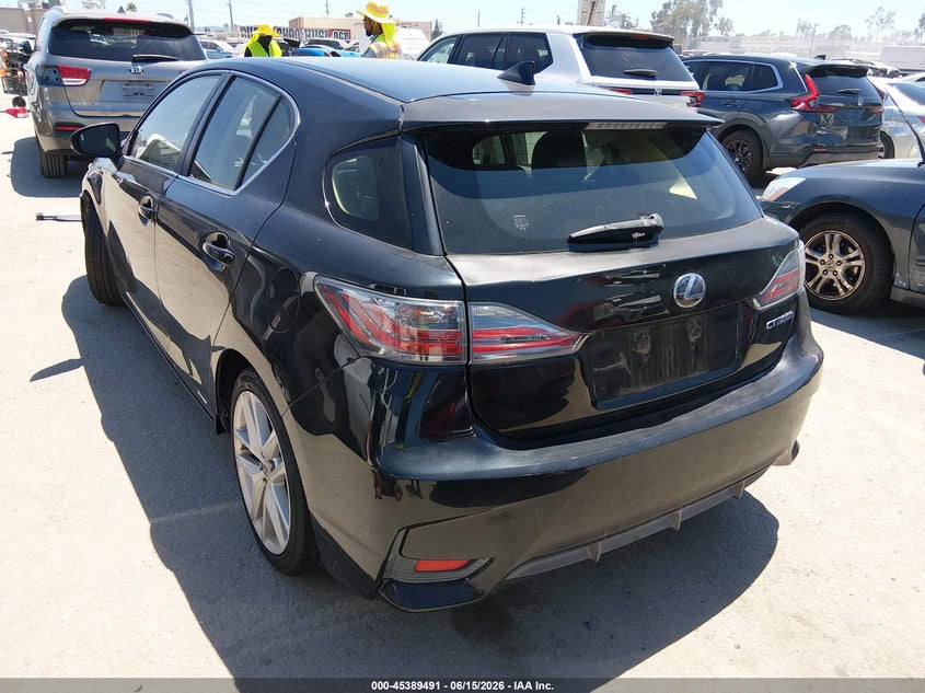 2014 Lexus Ct VIN JTHKD5BH4E2175102 IAAI salvage auction — SIDE, Salvage (California), sold $1,900 on 2026-07-09 (photo 3)