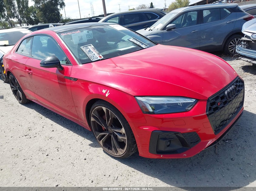 2022 Audi S5 VIN WAUR4AF56NA041039 IAAI salvage auction — REAR END, Salvage Title, sold $20,050 on 2026-07-22 (photo 1)