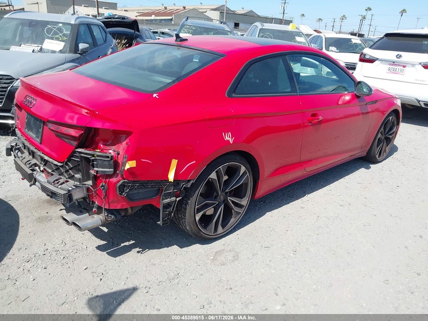 2022 Audi S5 VIN WAUR4AF56NA041039 IAAI salvage auction — REAR END, Salvage Title, sold $20,050 on 2026-07-22 (photo 4)