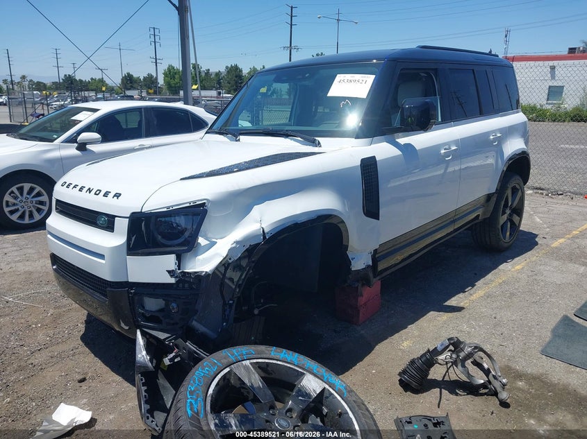 2025 Land rover Defender VIN SALE27EU9S2367712 IAAI salvage auction — LEFT FRONT, Salvage Title, sold $35,750 on 2026-07-30 (photo 2)