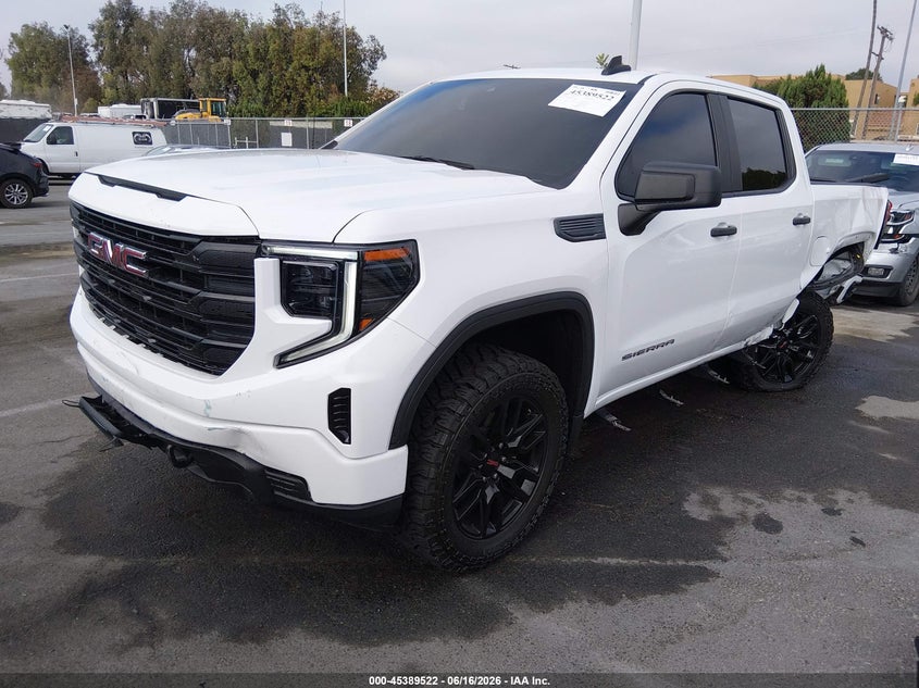 2024 Gmc SIERRA VIN 1GTPHAEK0RZ225650 IAAI salvage auction — LEFT REAR, Salvage Title, sold $9,650 on 2026-08-27 (photo 2)