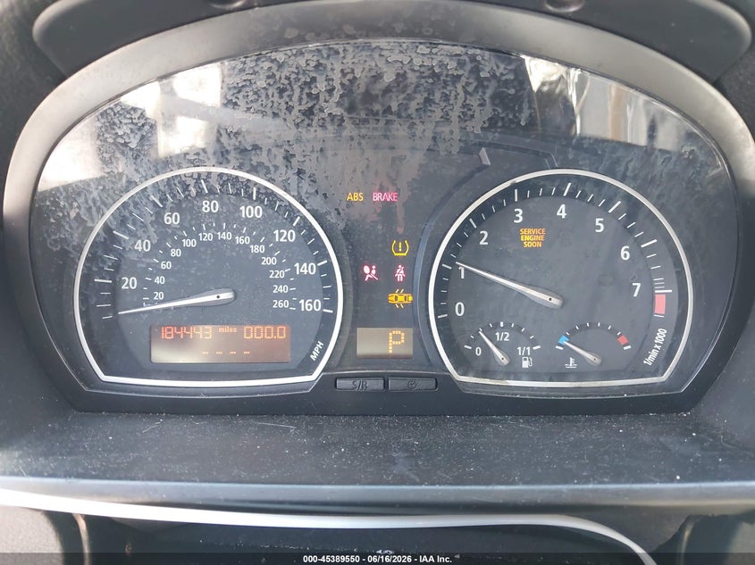 2009 BMW X3 VIN WBXPC934X9WJ27179 IAAI salvage auction — NORMAL WEAR, Clear (Pennsylvania), sold $475 on 2026-07-08 (photo 7)