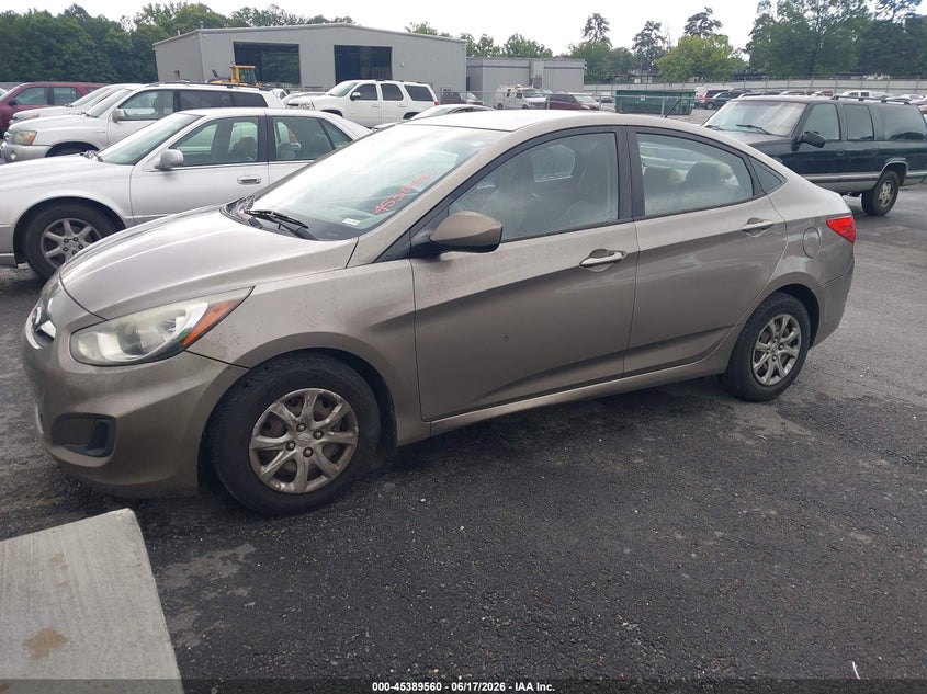 2013 Hyundai Accent VIN KMHCT4AE2DU477867 IAAI salvage auction — NORMAL WEAR, Clear (Montana), sold $650 on 2026-07-08 (photo 2)