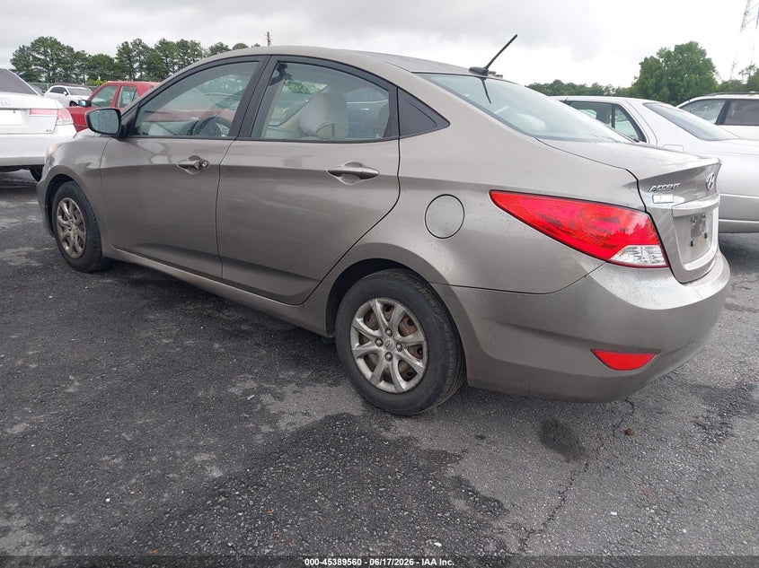 2013 Hyundai Accent VIN KMHCT4AE2DU477867 IAAI salvage auction — NORMAL WEAR, Clear (Montana), sold $650 on 2026-07-08 (photo 3)