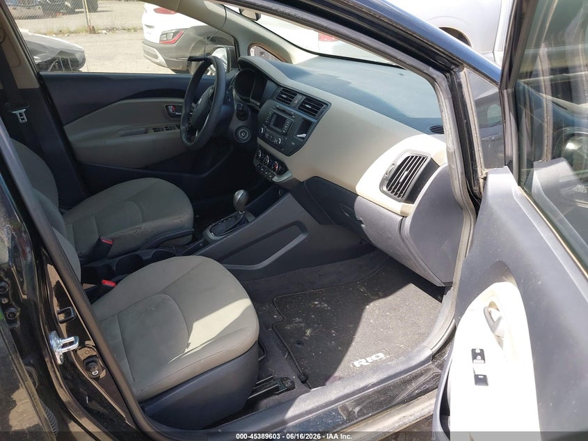 2014 Kia Rio VIN KNADM5A31E6355417 IAAI salvage auction — NORMAL WEAR, Clear (Washington), sold $750 on 2026-07-22 (photo 5)