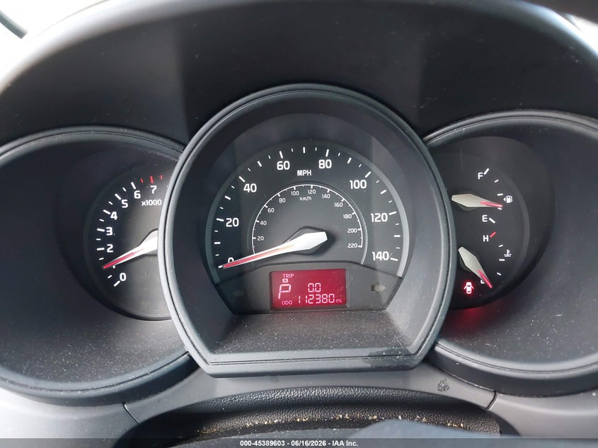 2014 Kia Rio VIN KNADM5A31E6355417 IAAI salvage auction — NORMAL WEAR, Clear (Washington), sold $750 on 2026-07-22 (photo 7)
