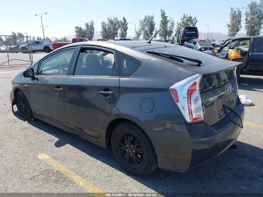 2012 Toyota Prius VIN JTDKN3DUXC5388662 IAAI salvage auction — FRONT END, Salvage (California), sold $1,125 on 2026-07-07 (photo 3)