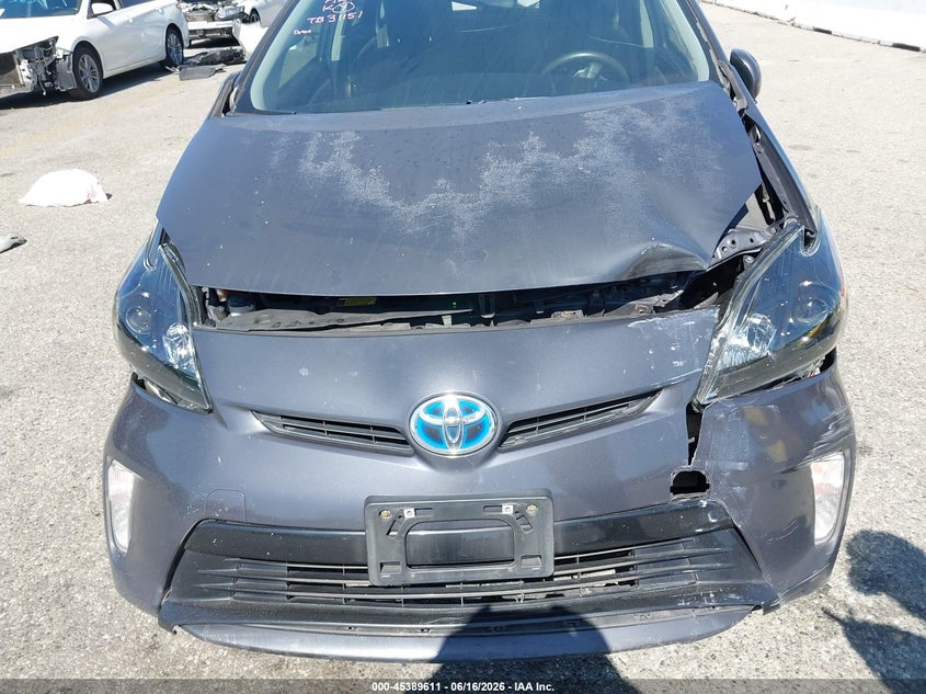 2012 Toyota Prius VIN JTDKN3DUXC5388662 IAAI salvage auction — FRONT END, Salvage (California), sold $1,125 on 2026-07-07 (photo 6)