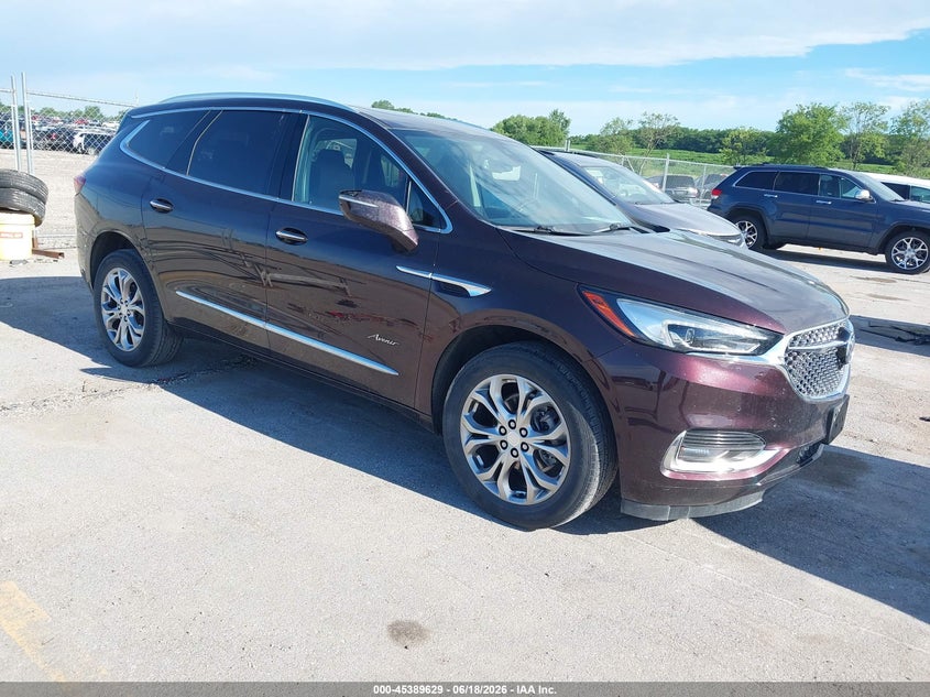 2021 Buick Enclave VIN 5GAEVCKWXMJ193737 IAAI salvage auction — HAIL, Salvage (Iowa), sold $8,900 on 2026-07-28 (photo 1)