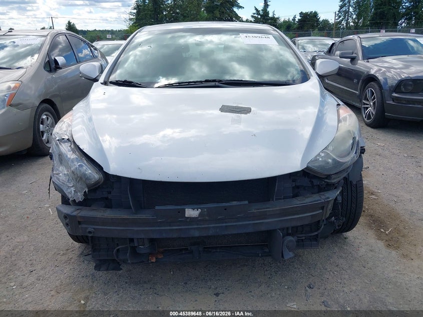 2013 Hyundai Elantra VIN KMHDH4AE7DU840864 IAAI salvage auction — NORMAL WEAR, Clear (Washington), sold $675 on 2026-07-15 (photo 6)